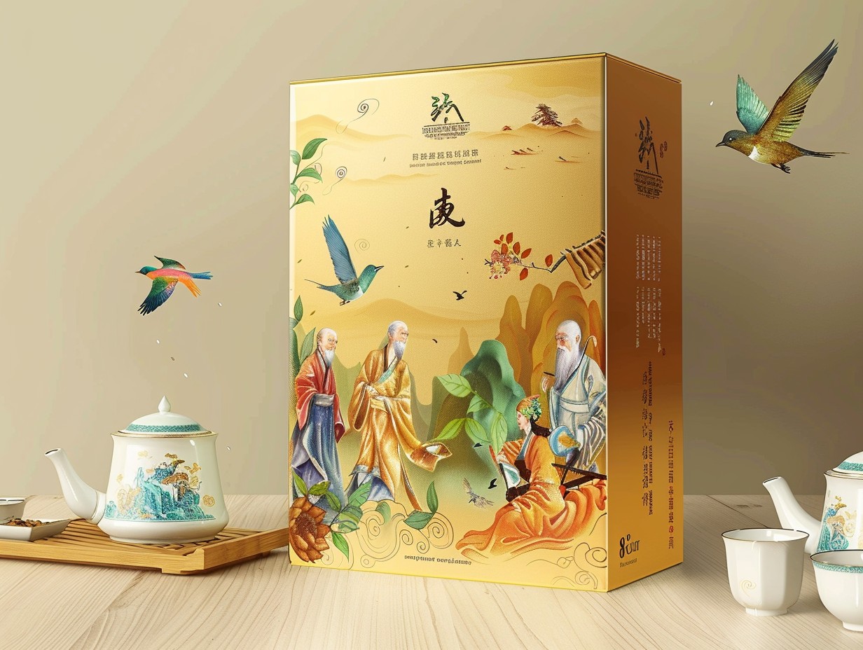 金色创新茶叶包装盒子订制新高峰：江门新会茶叶普通包装盒包装生产厂家印刷案例点评