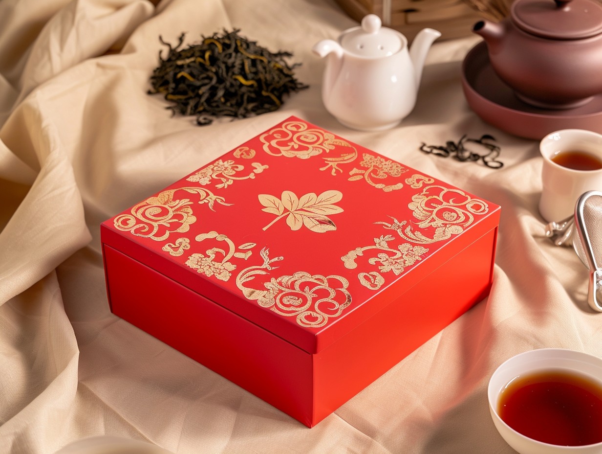江门礼品盒茶叶包装盒子订购公司揭秘：客户满意的茶叶红色创新包装盒子是如何订购的