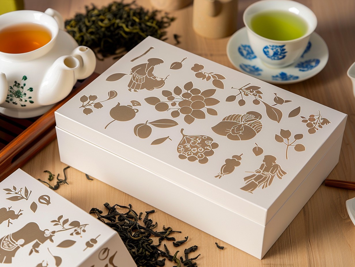 小号茶叶白色包装盒子印刷新潮流：深圳异形茶叶包装盒子商家案例解构